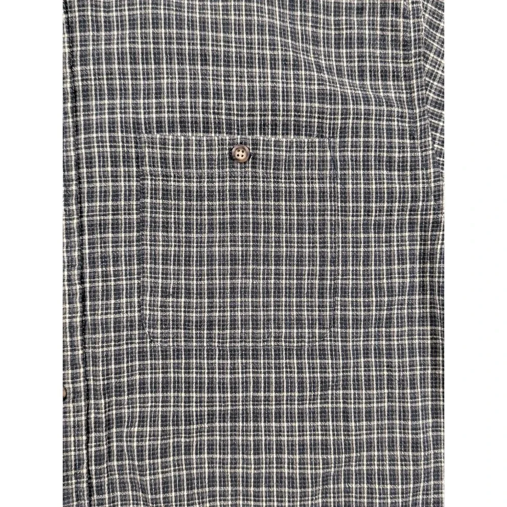 Salmon River Traders Shirt Men's XL Check Short Sleeve‎ Button Down 100% Cotton